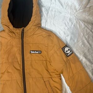 Timberland Kids Puffer Jacket in Tan